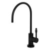 Kingston Brass KS8190NKL Nustudio Sgl-Handle Cold Water Filtration Faucet, Matte Blk KS8190NKL